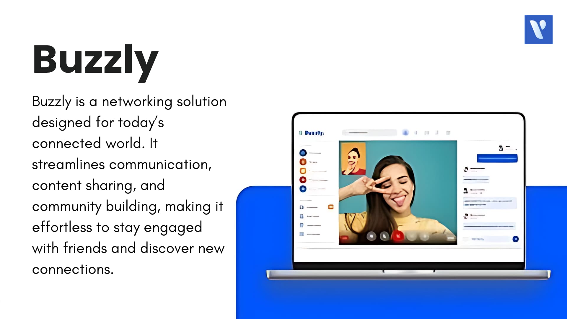 Buzzly social media application