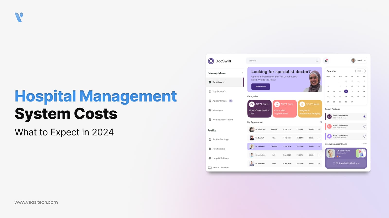 Hospital Management System Costs