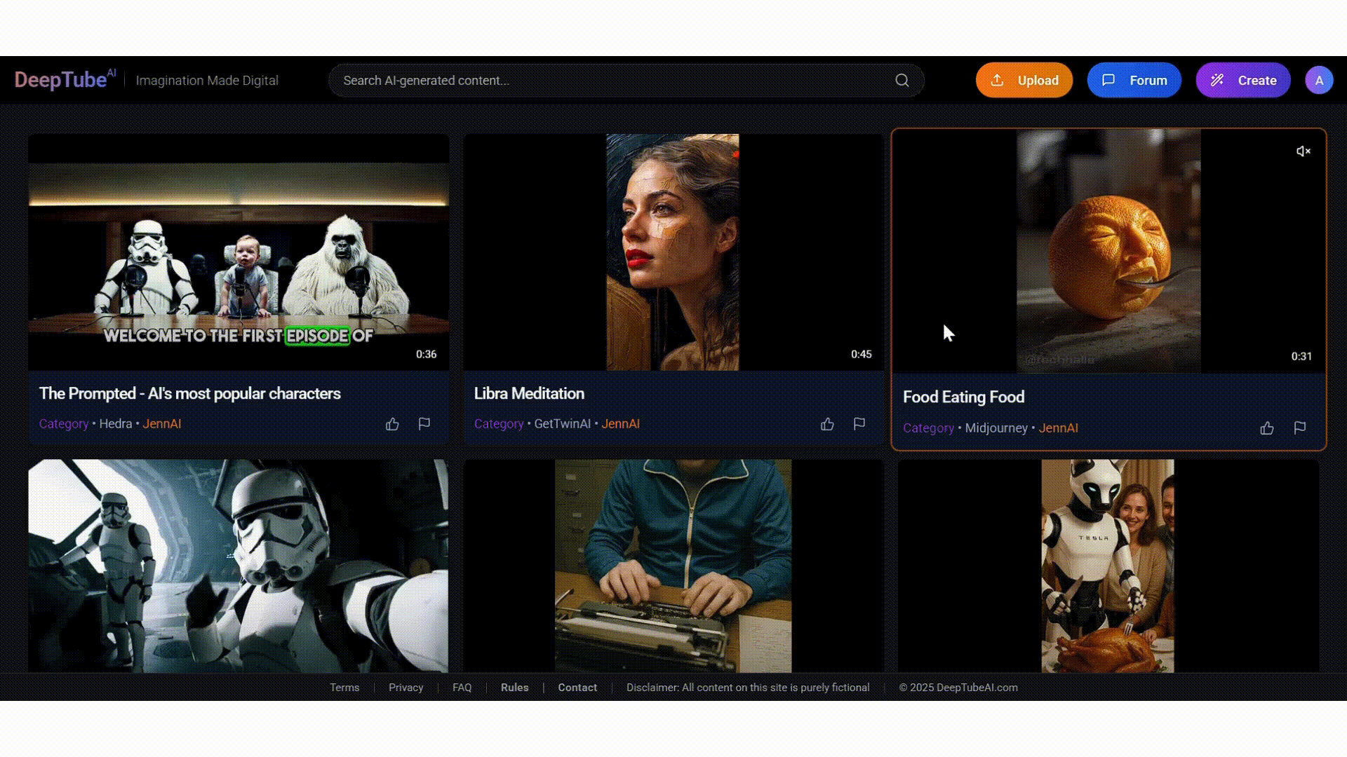 Video browsing and playback on DeepTubeAI