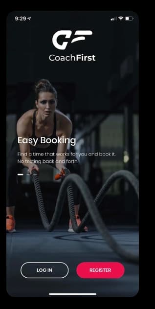 CoachFirst session management screen